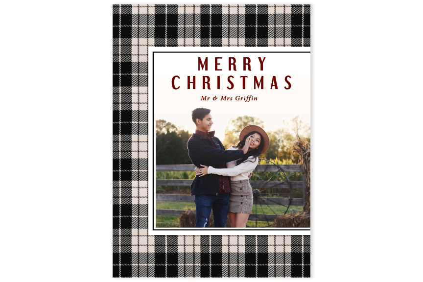 Picture of Black Plaid Christmas